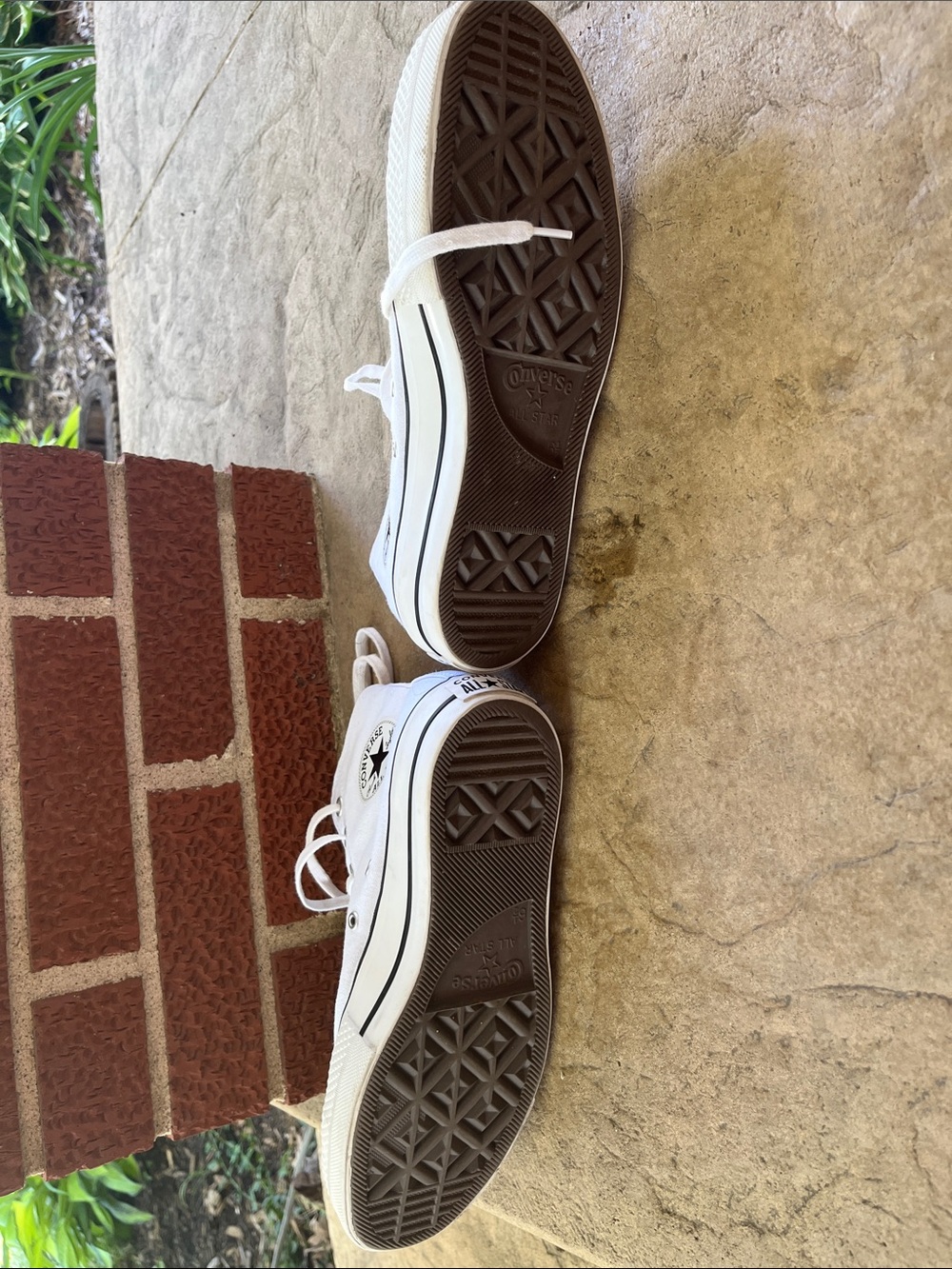 Converse White High-Top Chuck Taylor All Star Sneakers - Picture 4 of 6